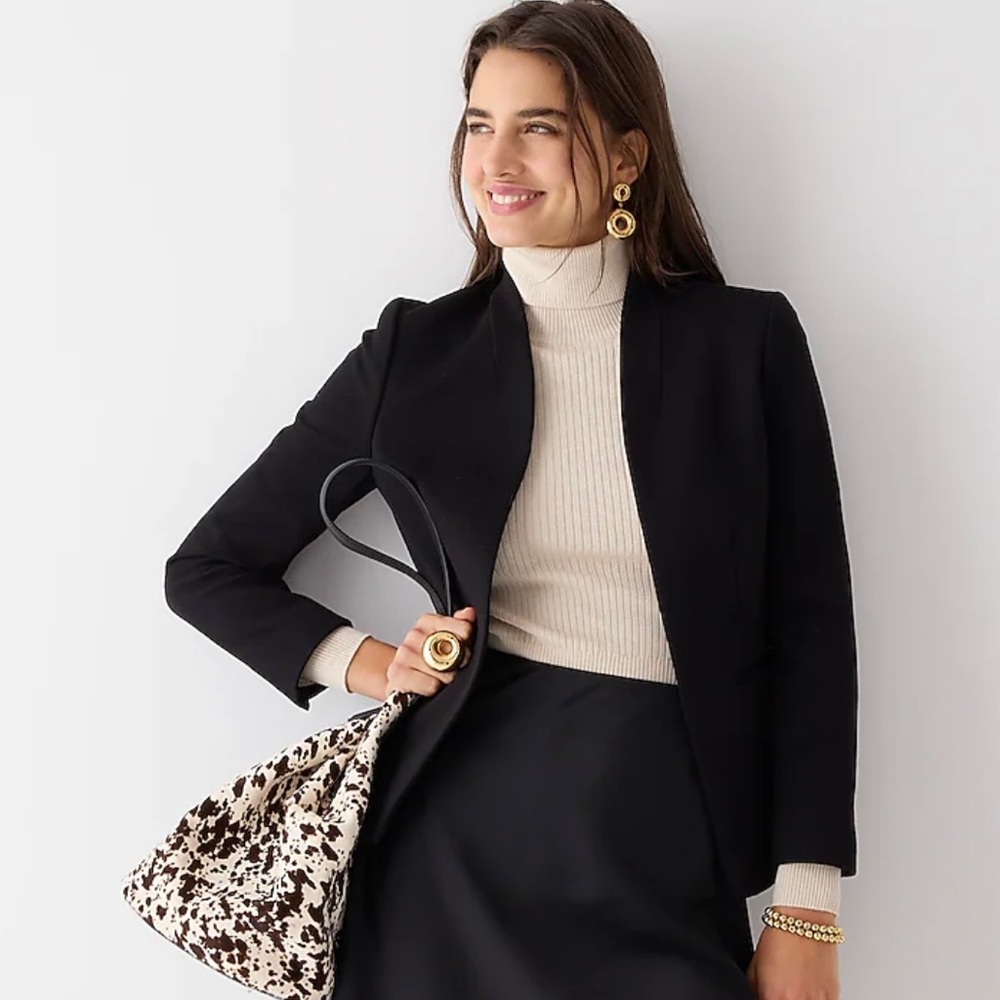 J. Crew going out black blazer
